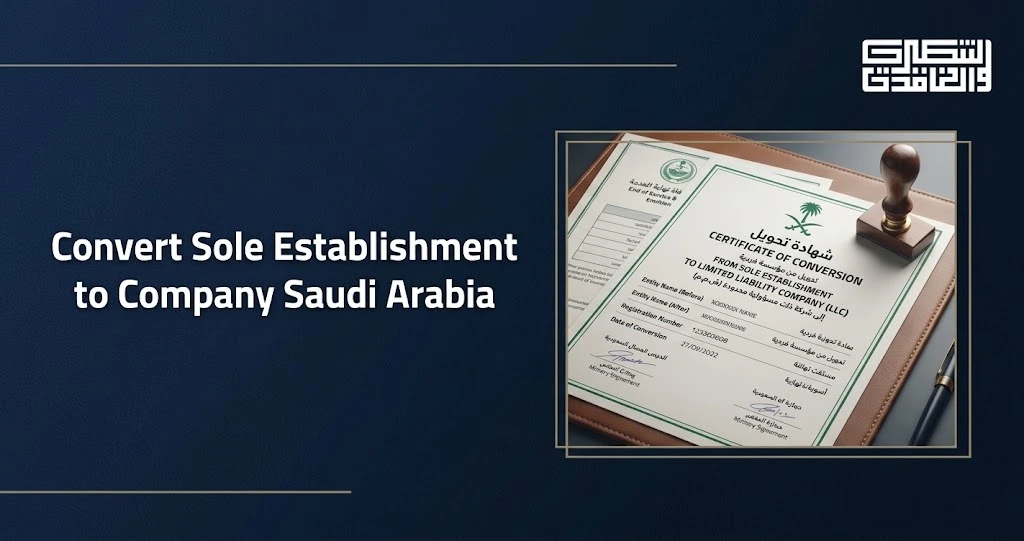 convert sole establishment to company Saudi Arabia